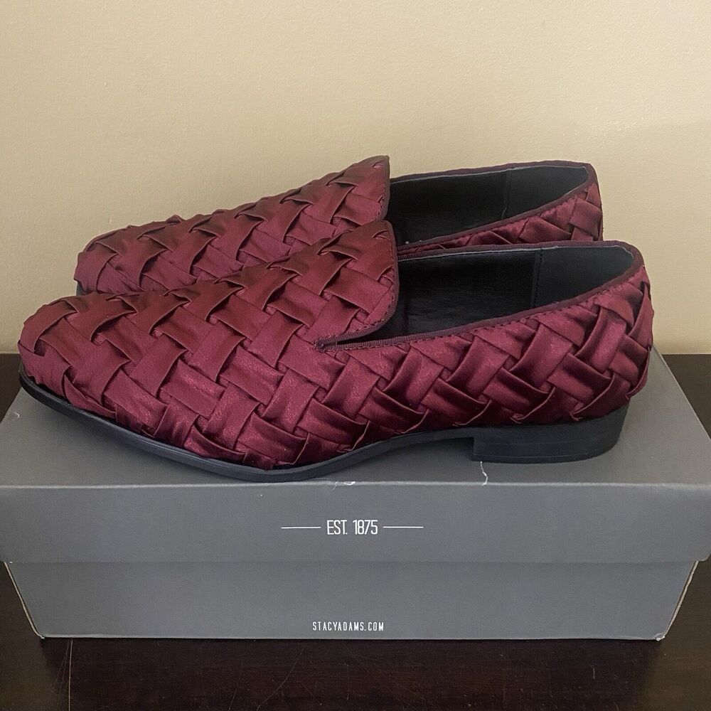 STACY ADAMS Men's Savoir Satin Slip-on Loafer‎